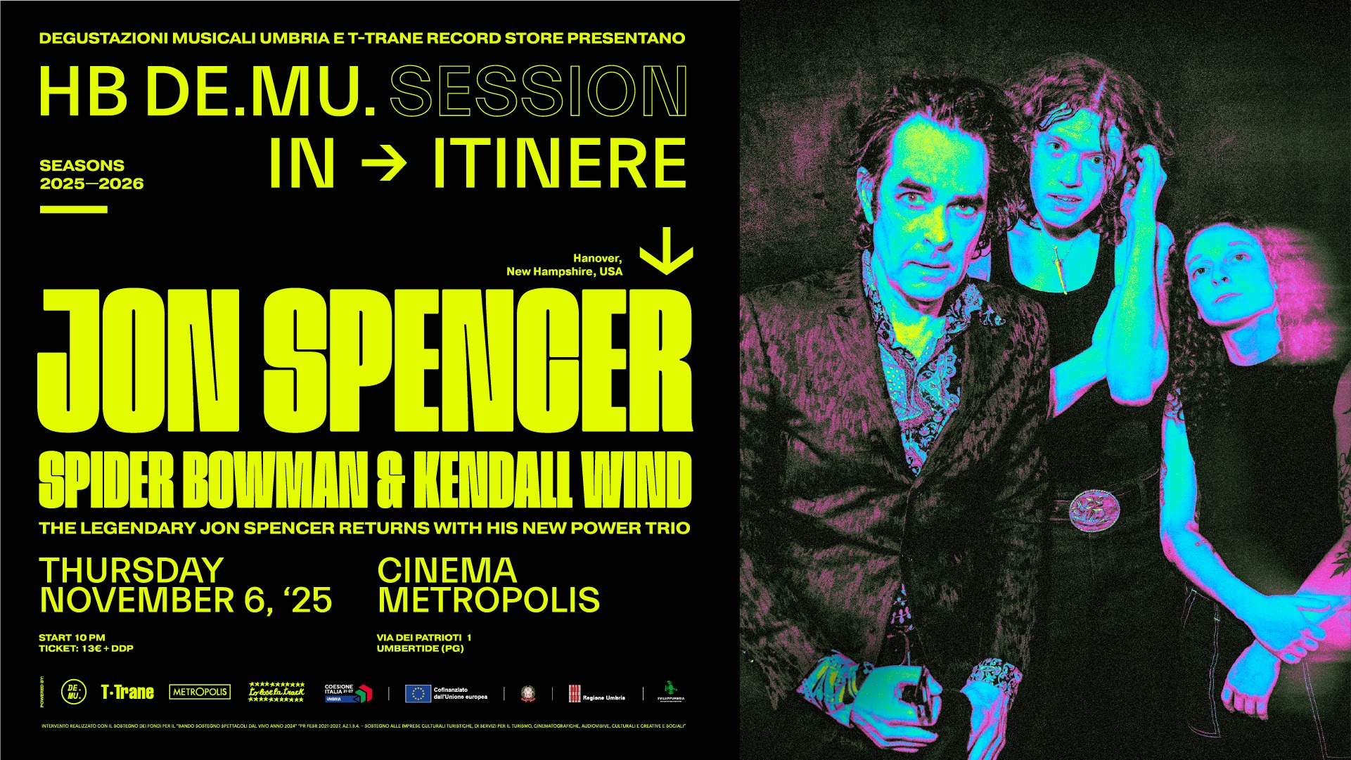 Jon Spencer / Spider Bowman & Kendall Wind