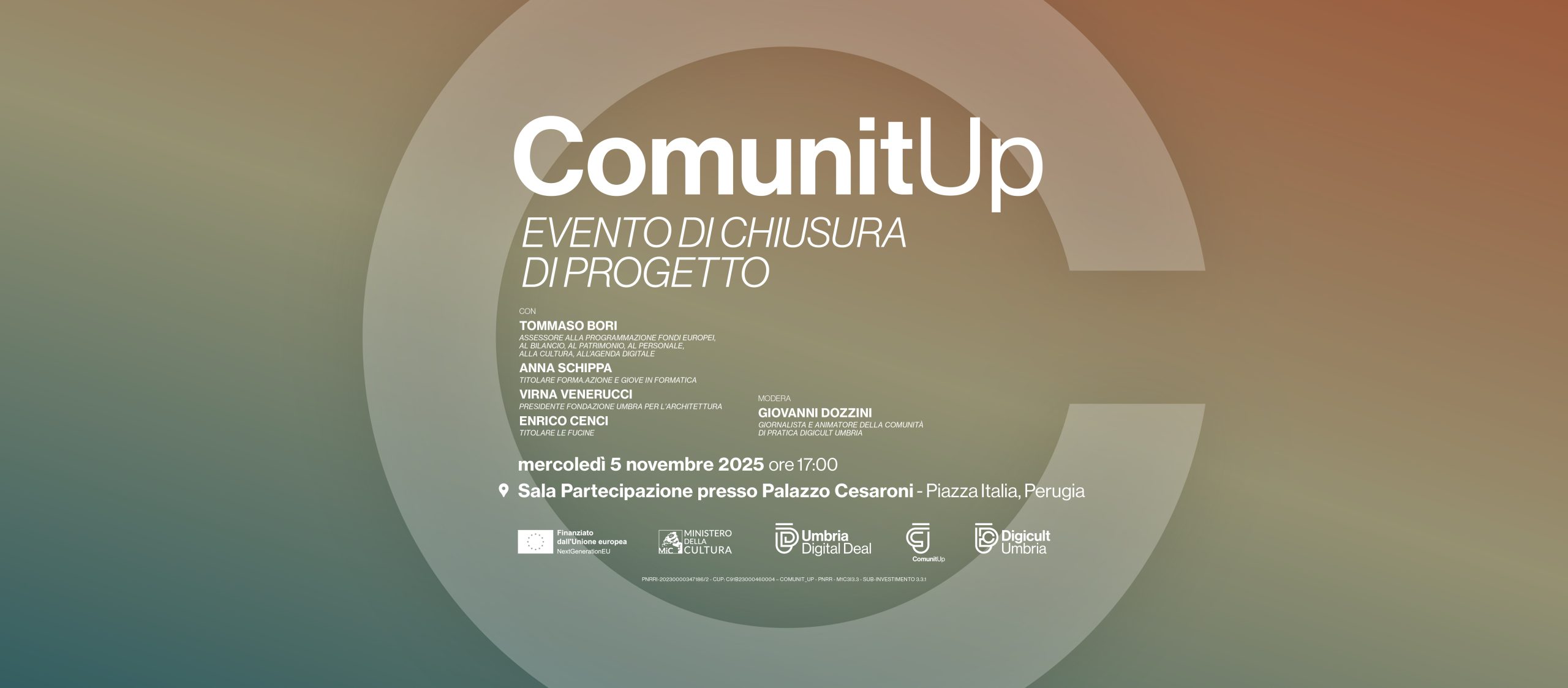 Evento di chiusura del progetto ComunitUP
